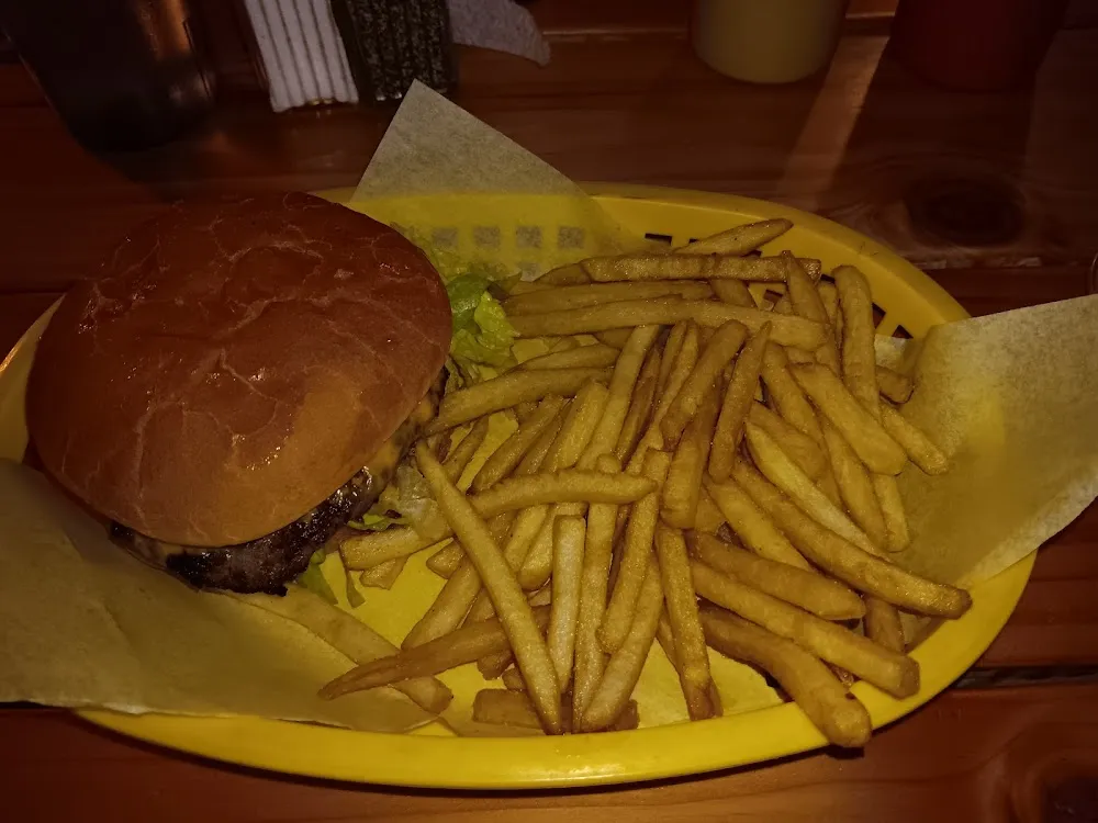 Cheeseburger and Fries