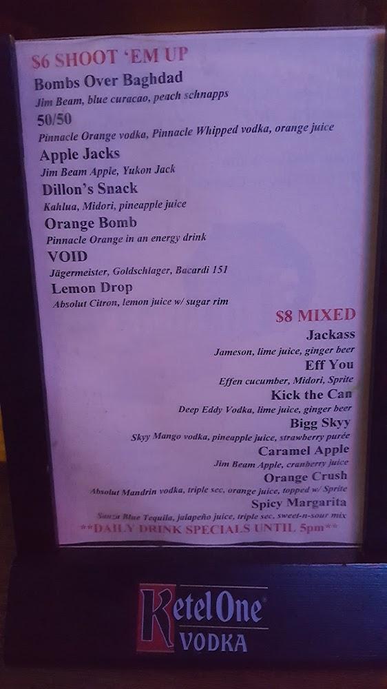 Dillon's Burgers & Beers Restaurant Menu image 4